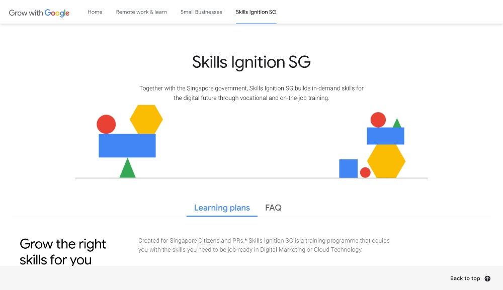 Singaporeans can use their SkillsFuture credits (given by the government) to take part in Skills Ignition SG’s online courses.