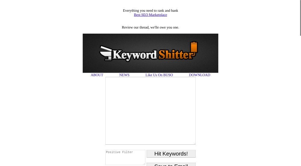 keyword shitter free keyword research tools seo