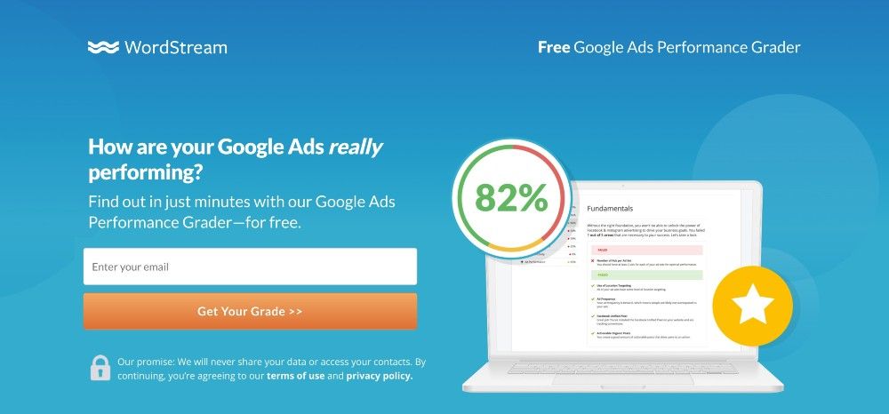 google ads performance grader free marketing analytics tools