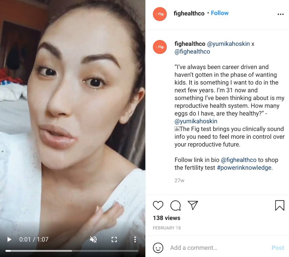 Fig Health micro influencers collaboration - nadya willard davies interview