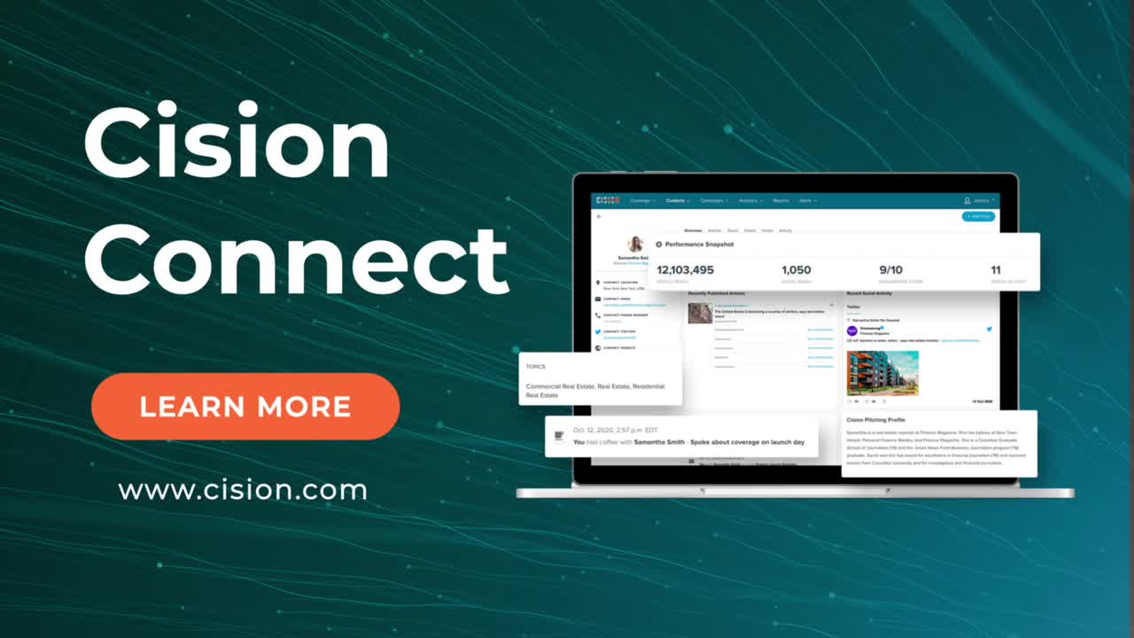 top media relations tools - cision connect