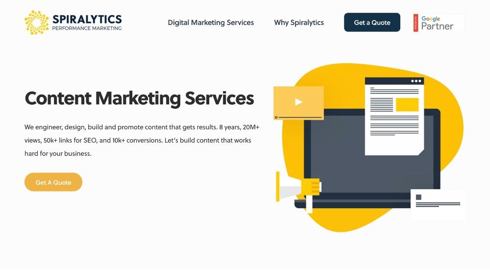 top content marketing agencies asia pacific - spiralytics philippines