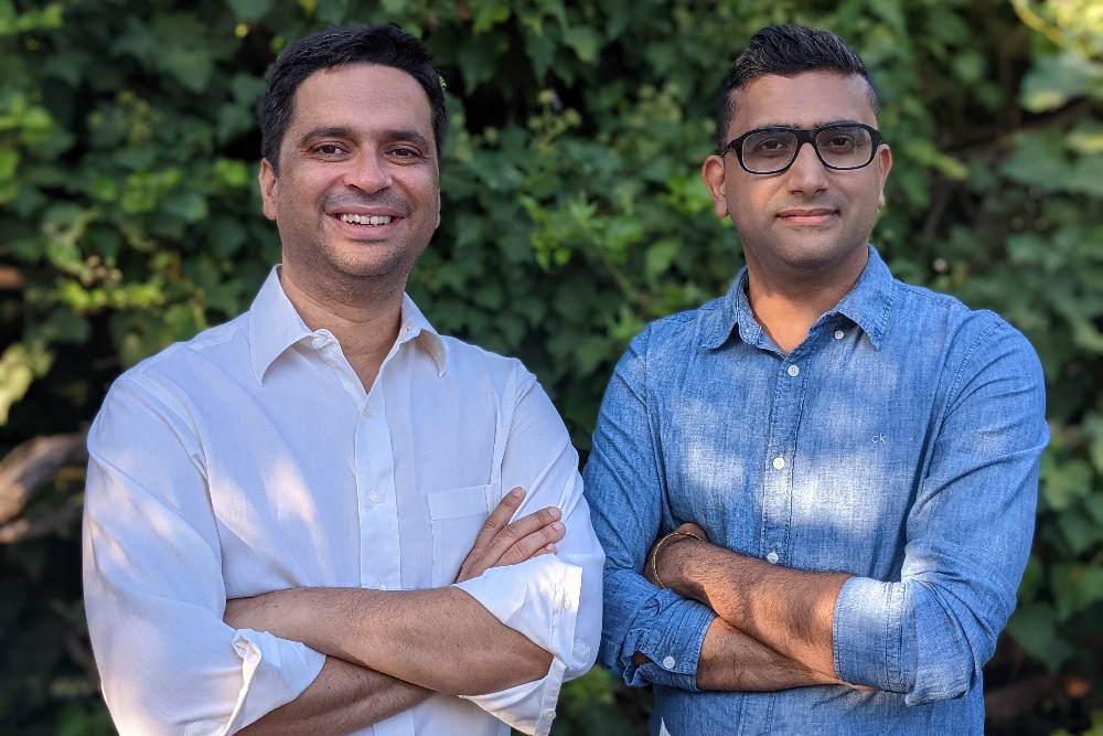 Level AI executives - Ashish Nagar (founder and CEO) and Sumeet Khullar (VP of engineering)