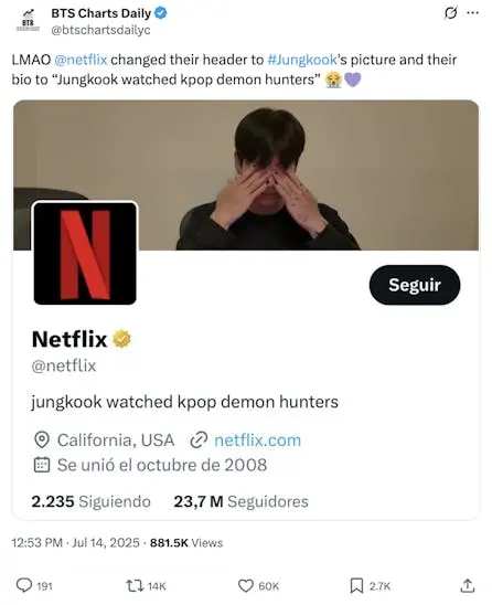 BTS Jungkook cried while watching KPop Demon Hunters