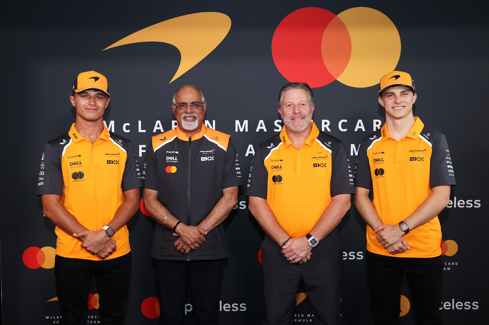 McLaren and Mastercard naming deal with key executives
