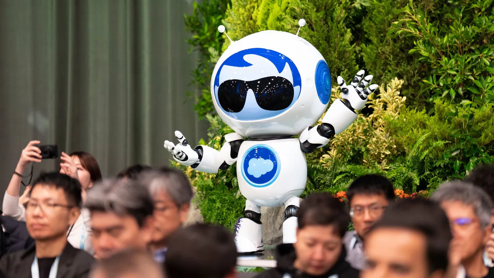 Salesforce's mascot for Agentforce