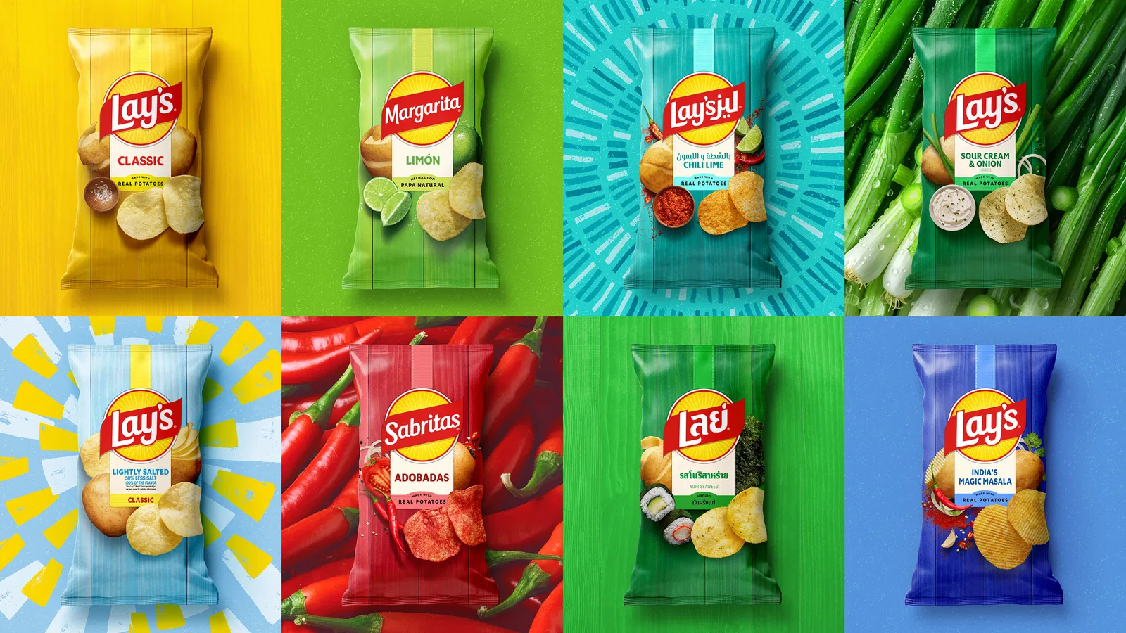 Lays redesign on all flavor