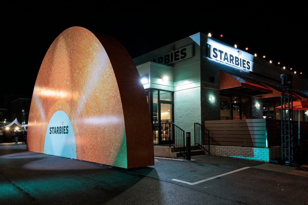 Starbies-2-scaled.jpg Brands ride the Swift wave again with “The Official Release Party of a Showgirl”