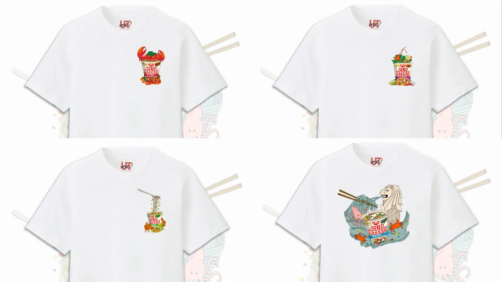 UNIQLO x Nissin: t-shirt collaborations