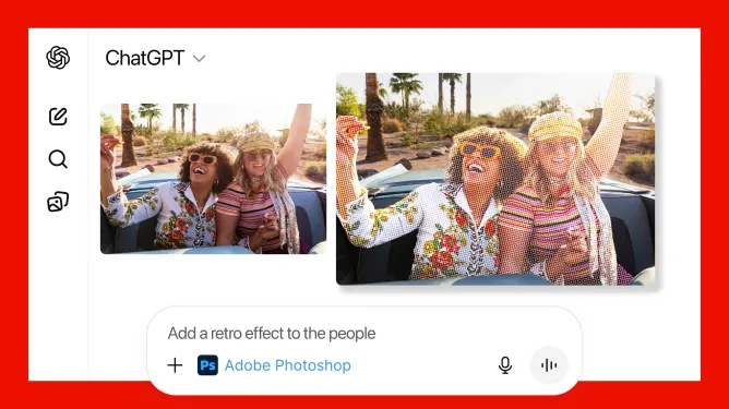 Adobe has officially launched Photoshop, Express, and Acrobat inside ChatGPT