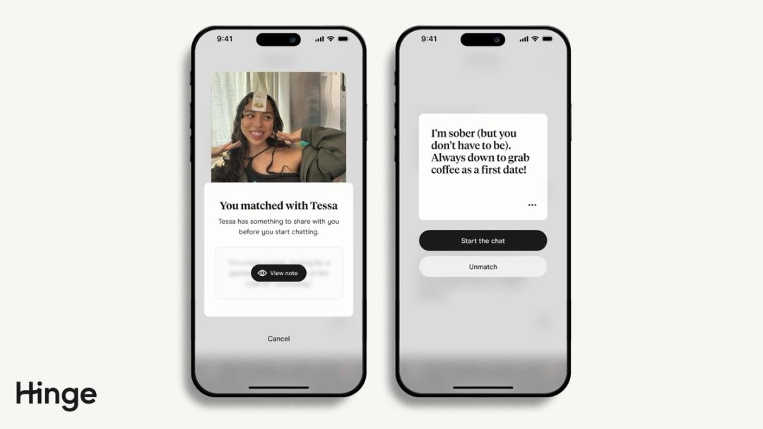 Hinge new feature - Convo Starters suggests ideas for conversation
