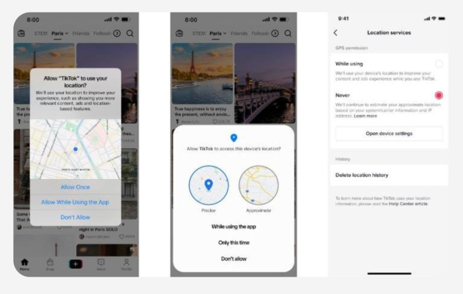 TikTok launches nearby feeds feature
