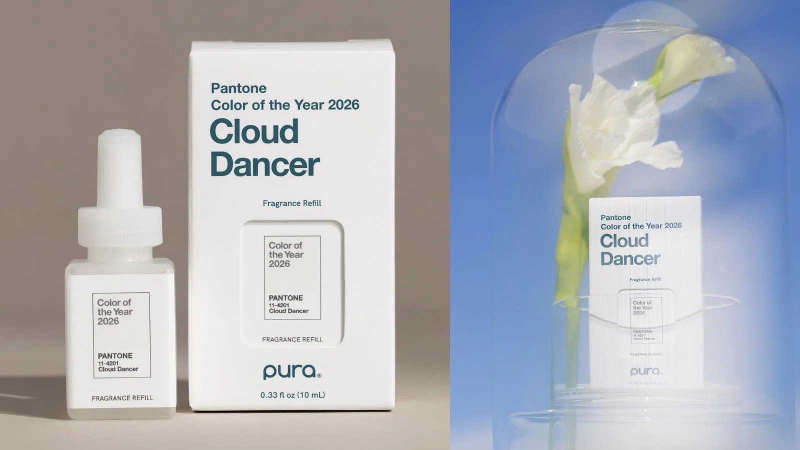 Pantone Cloud Dancer trendjack - Pura