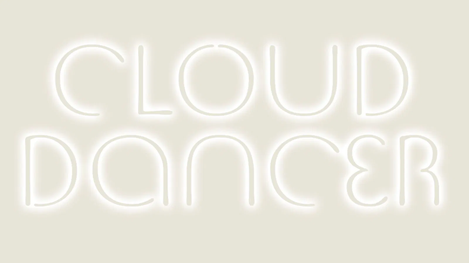 Pantone Cloud Dancer trendjack - Monotype