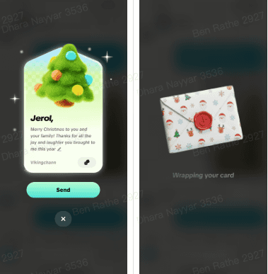 TikTok introduces festive greeting cards