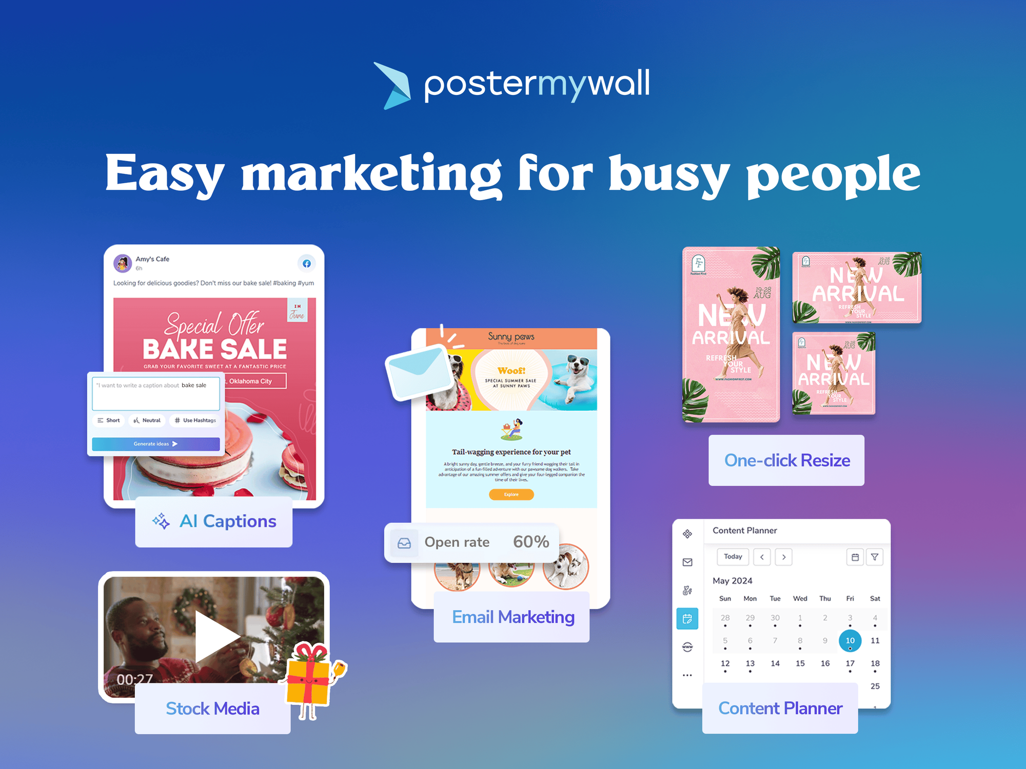 AI marketing tools for email marketing - PosterMyWall