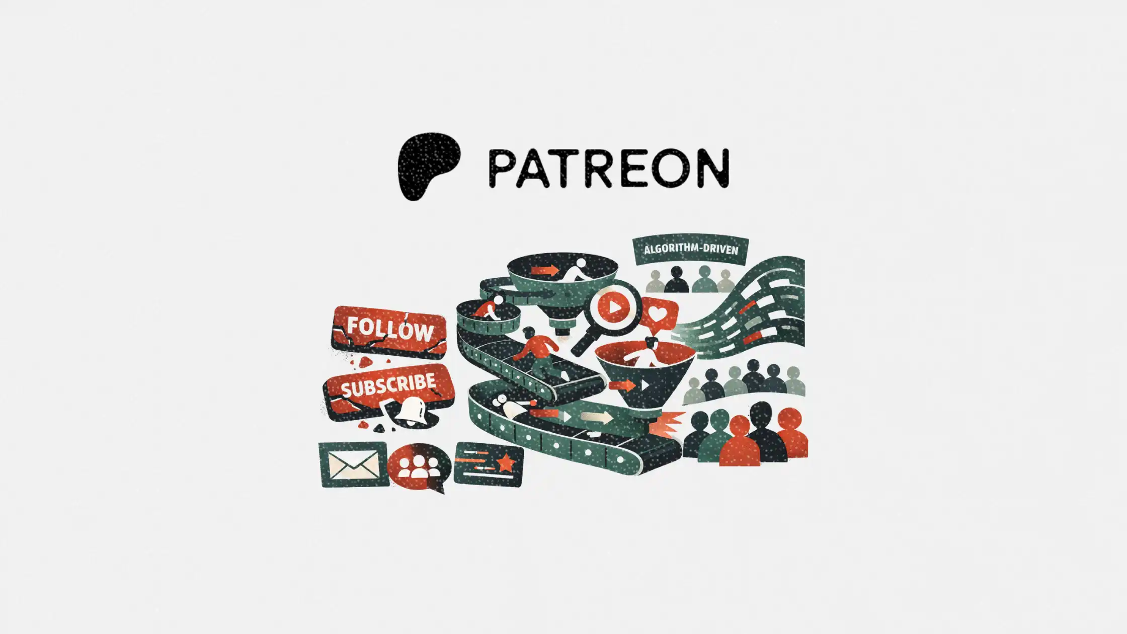 Why social media platforms are making it harder to reach fans according to Patreon report