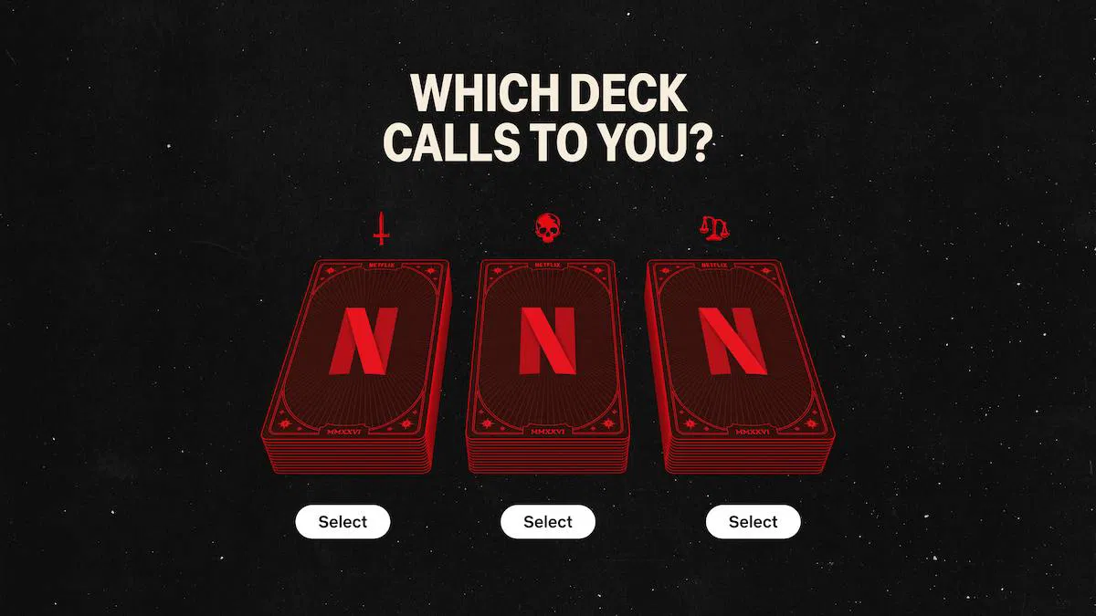 Netflix’s tarot experience blends fortune-telling with fandom