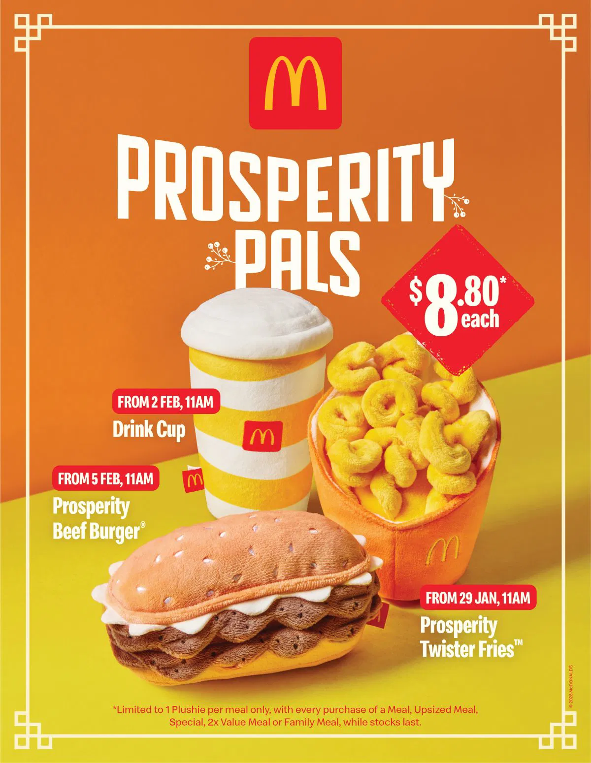 McDonald's plushies - Prosperity Pals