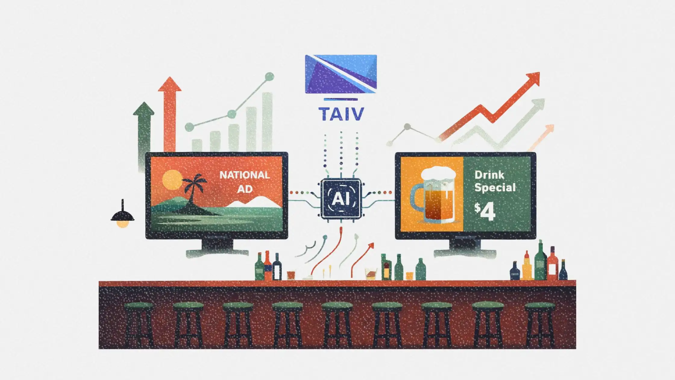 Taiv raises $13M to expand its AI-powered in-venue ad network