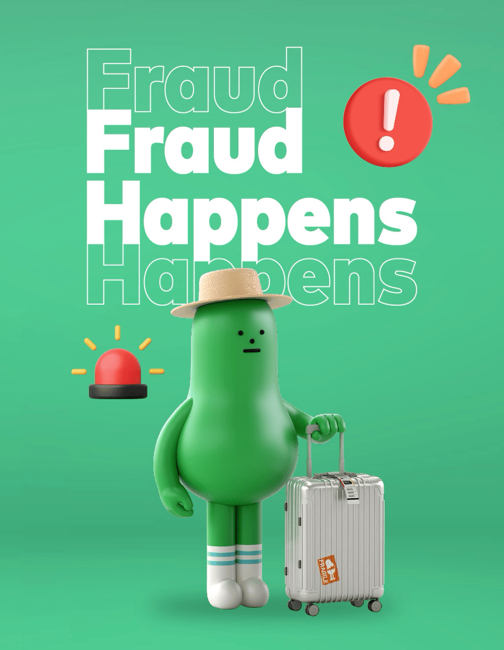 Mastercard Protected Monsters campaign - Fraud happens