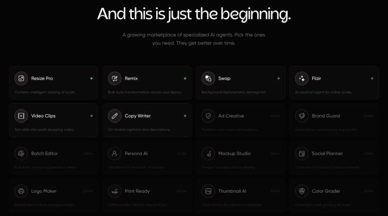 Picsart AI agent Marketplace