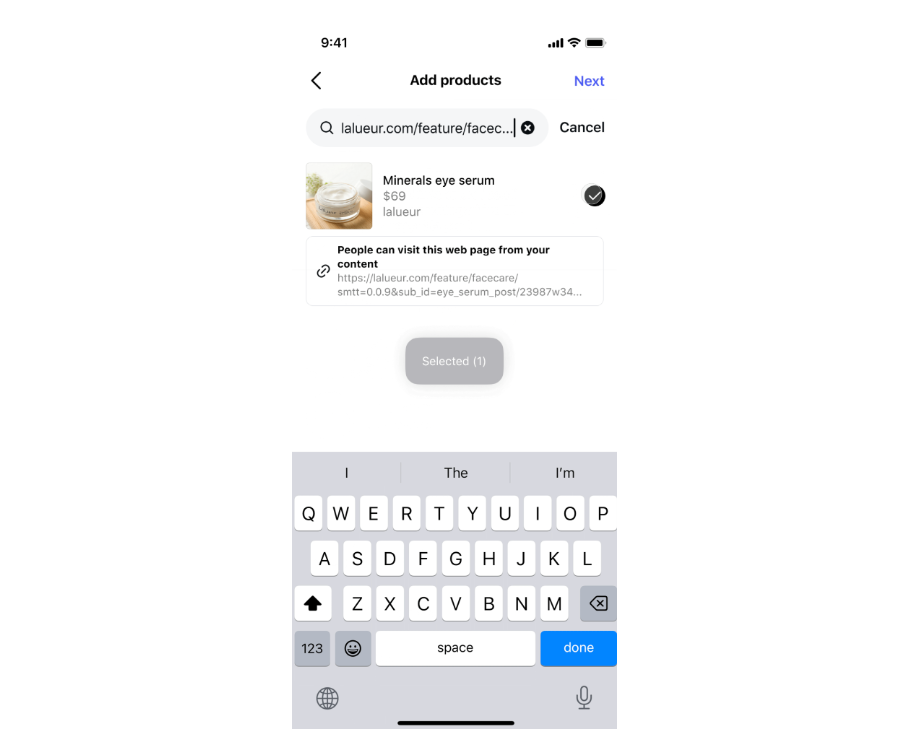 Instagram shoppable content - Creators can now link products directly in Reels