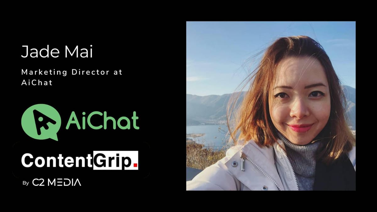 Choosing the right marketing chatbot: an interview with AiChat's Jade Mai