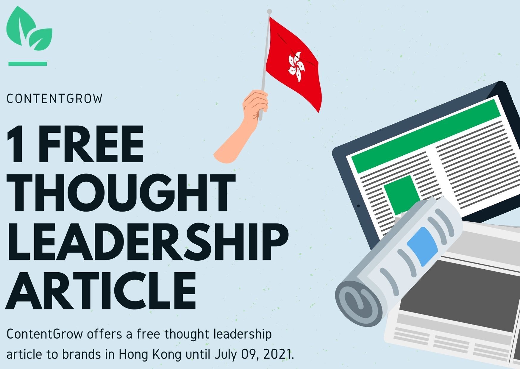 Giveaway: ContentGrow offers free thought leadership article to Hong Kong’s marketers
