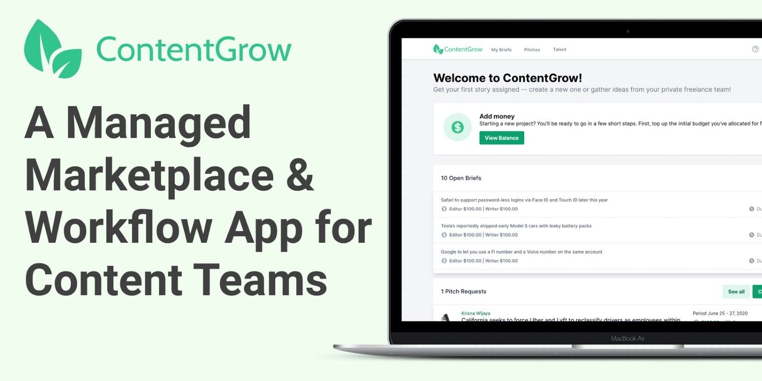 ContentGrow review: a specialist's marketplace for journalism and PR