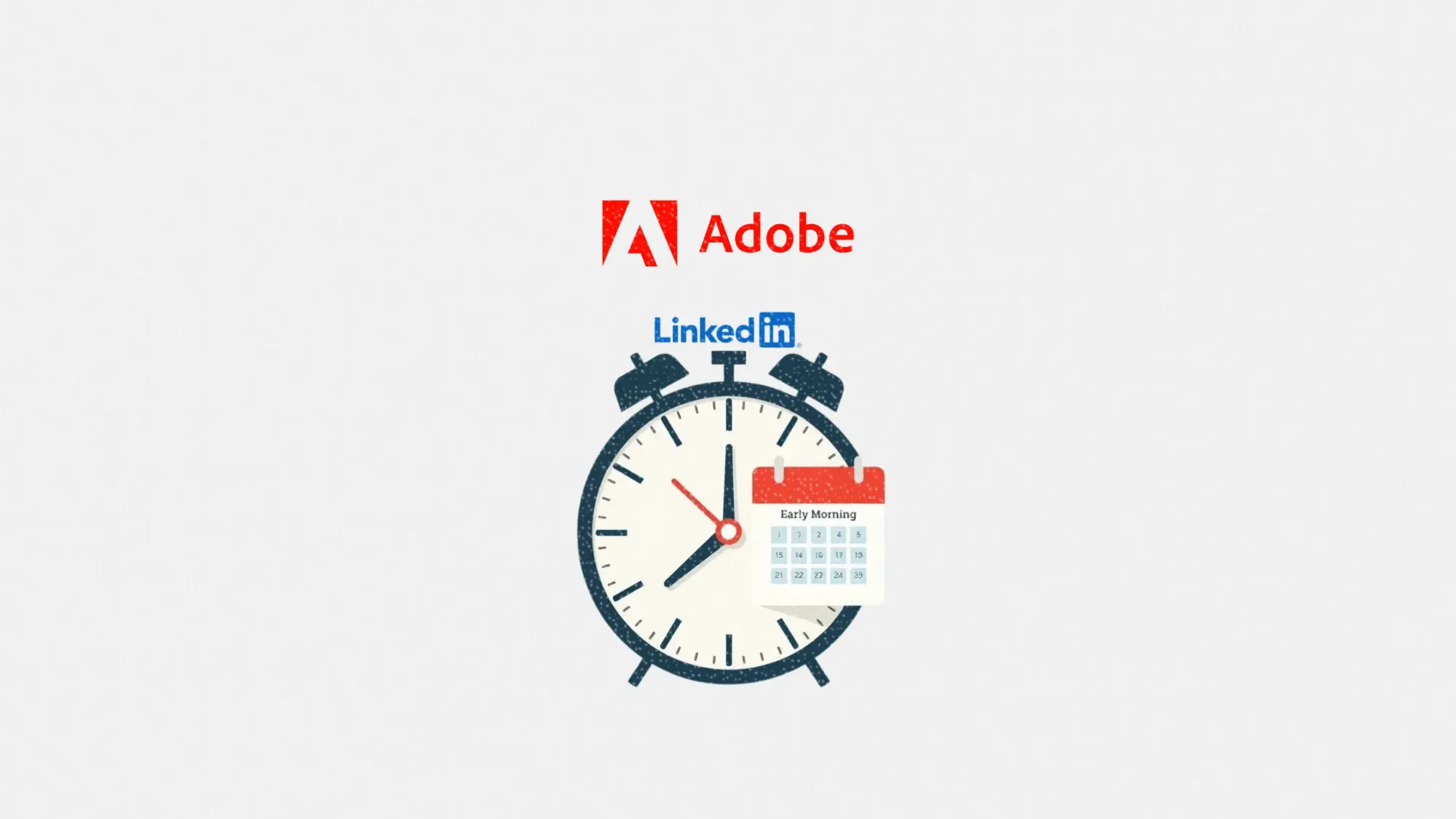 The best time to post on LinkedIn according to Adobe Express study