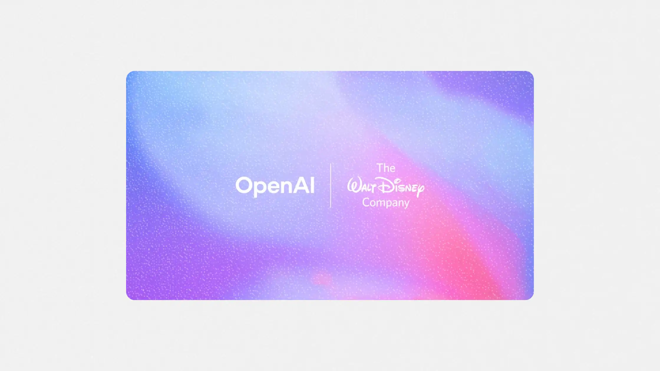 Disney is licensing its characters to OpenAI