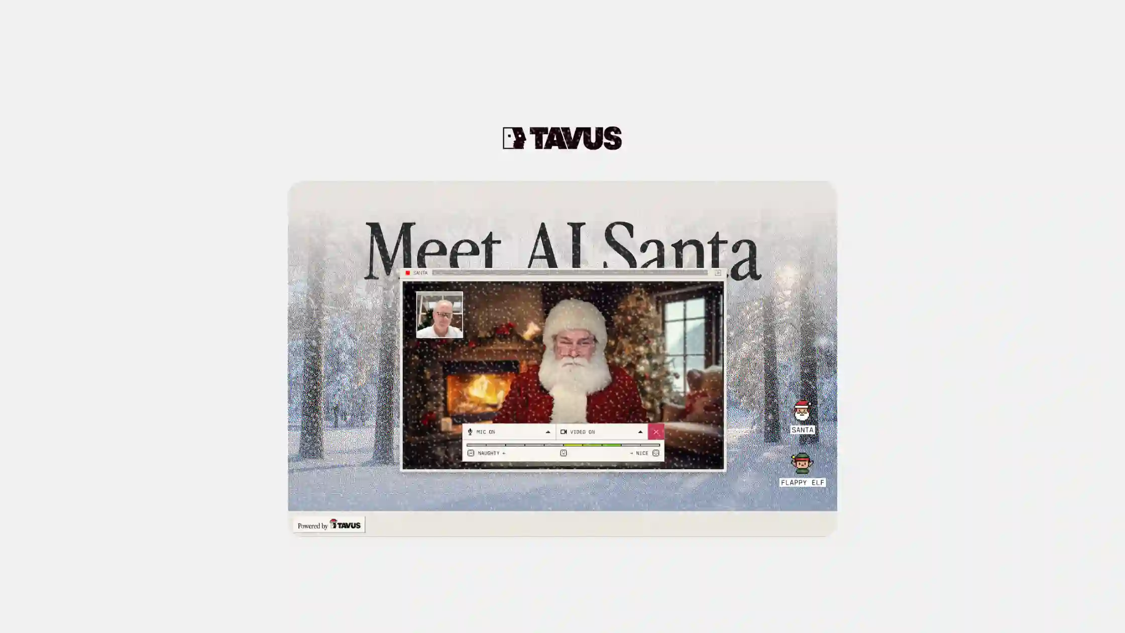 Tavus' AI Santa returns with emotional upgrades and heavy engagement