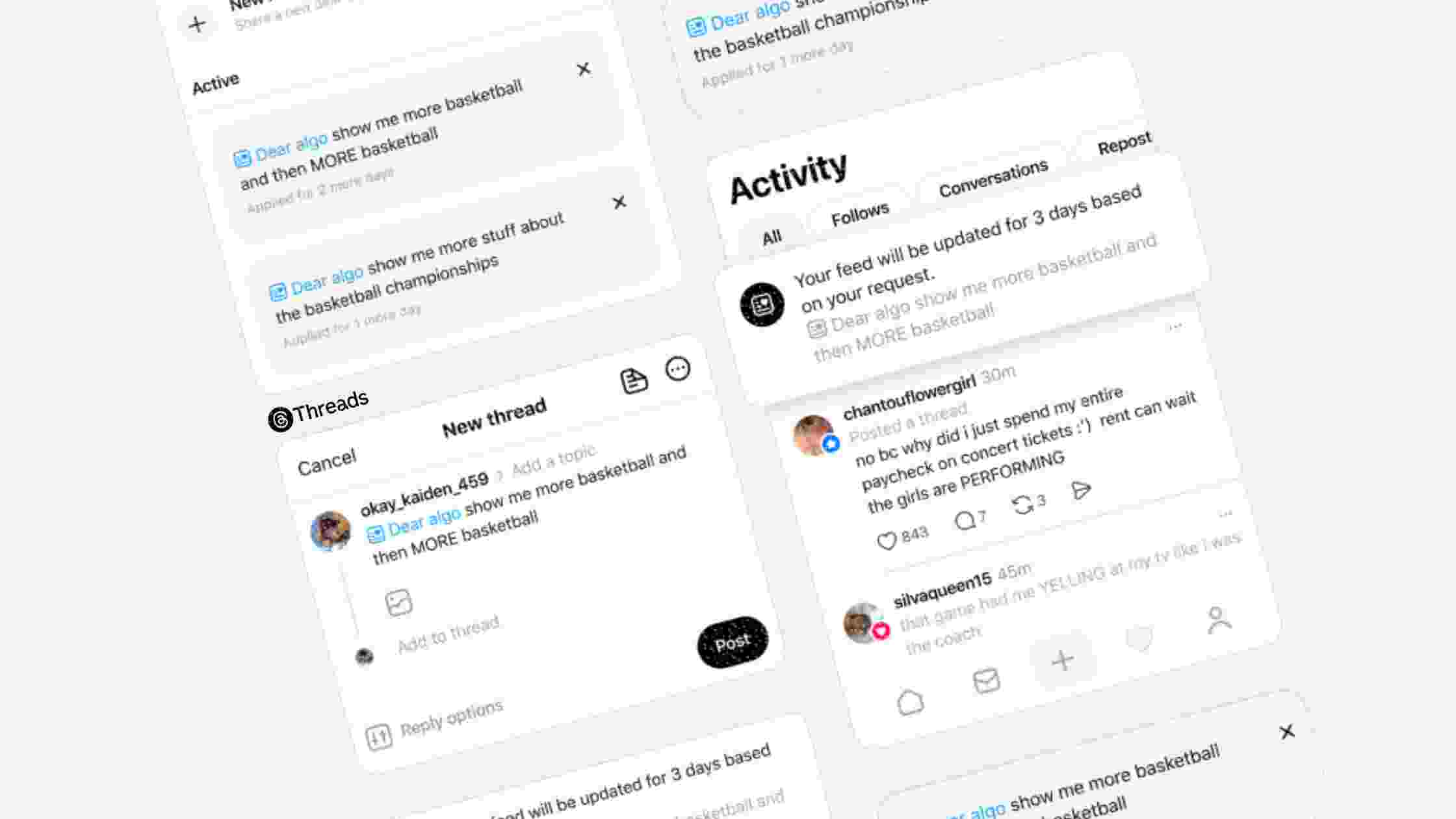 Threads’ new AI tool lets users reshape their feed with a simple post
