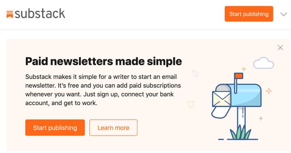 Substack battles tech giants on the paid newsletter front