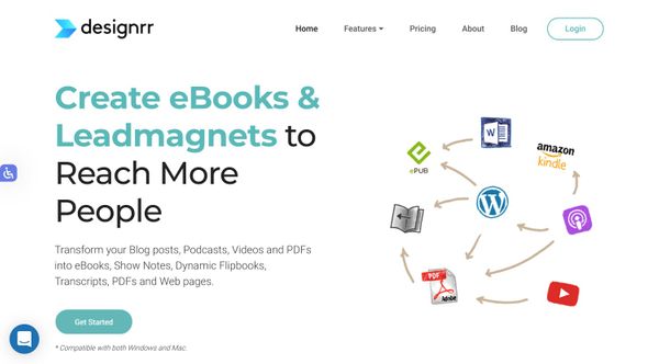 Designrr helps content marketers create ebooks in minutes