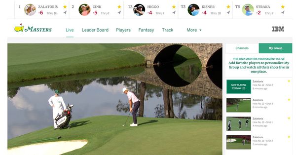 AI in Golf: IBM's watsonx brings hole insights and Spanish narration to the Masters Tournament