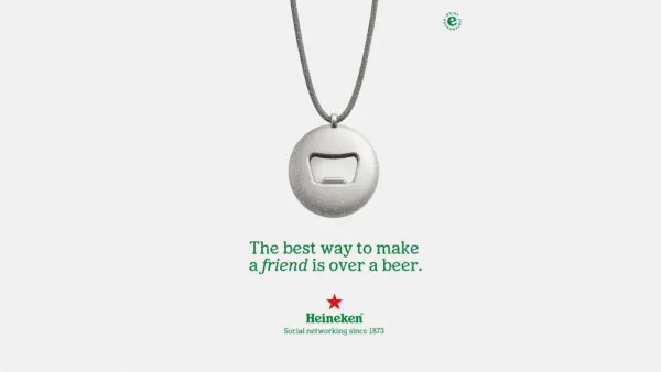 Heineken trolls AI companions with cheeky wearable and IRL message