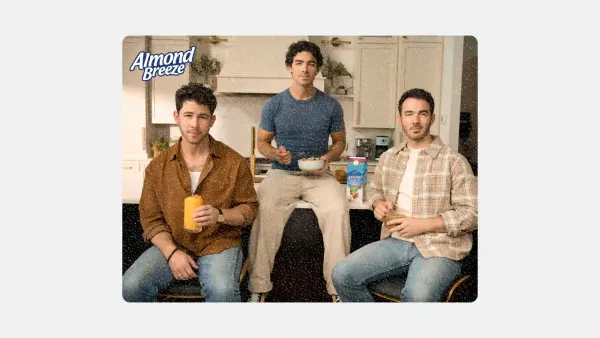 Almond Breeze skipped AI and tapped the Jonas Brothers instead