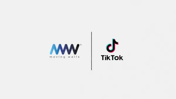 TikTok teams up with Moving Walls to take social content offline
